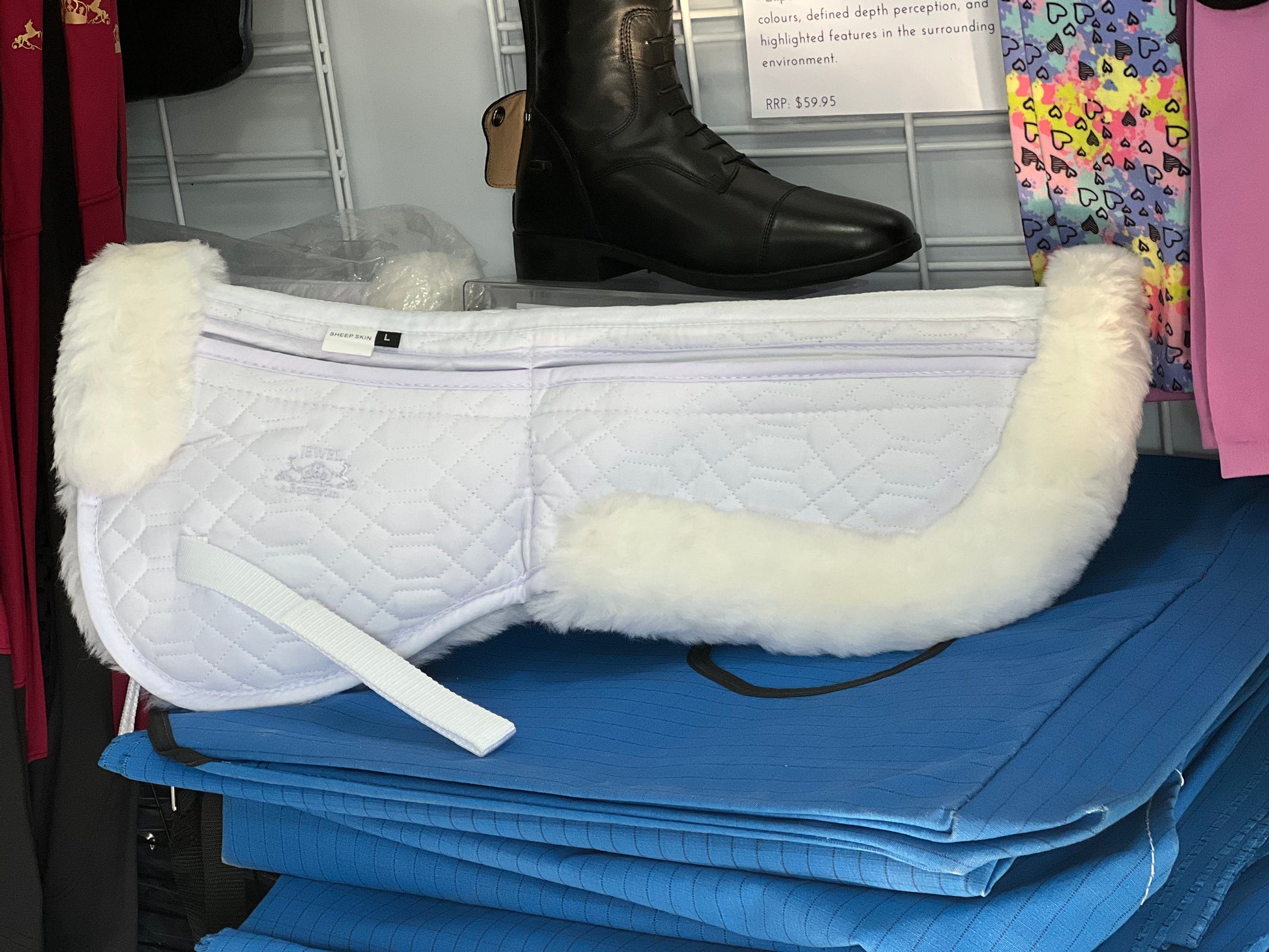 White Half Pad Shimable 