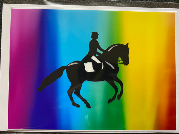 Dressage Horse Card