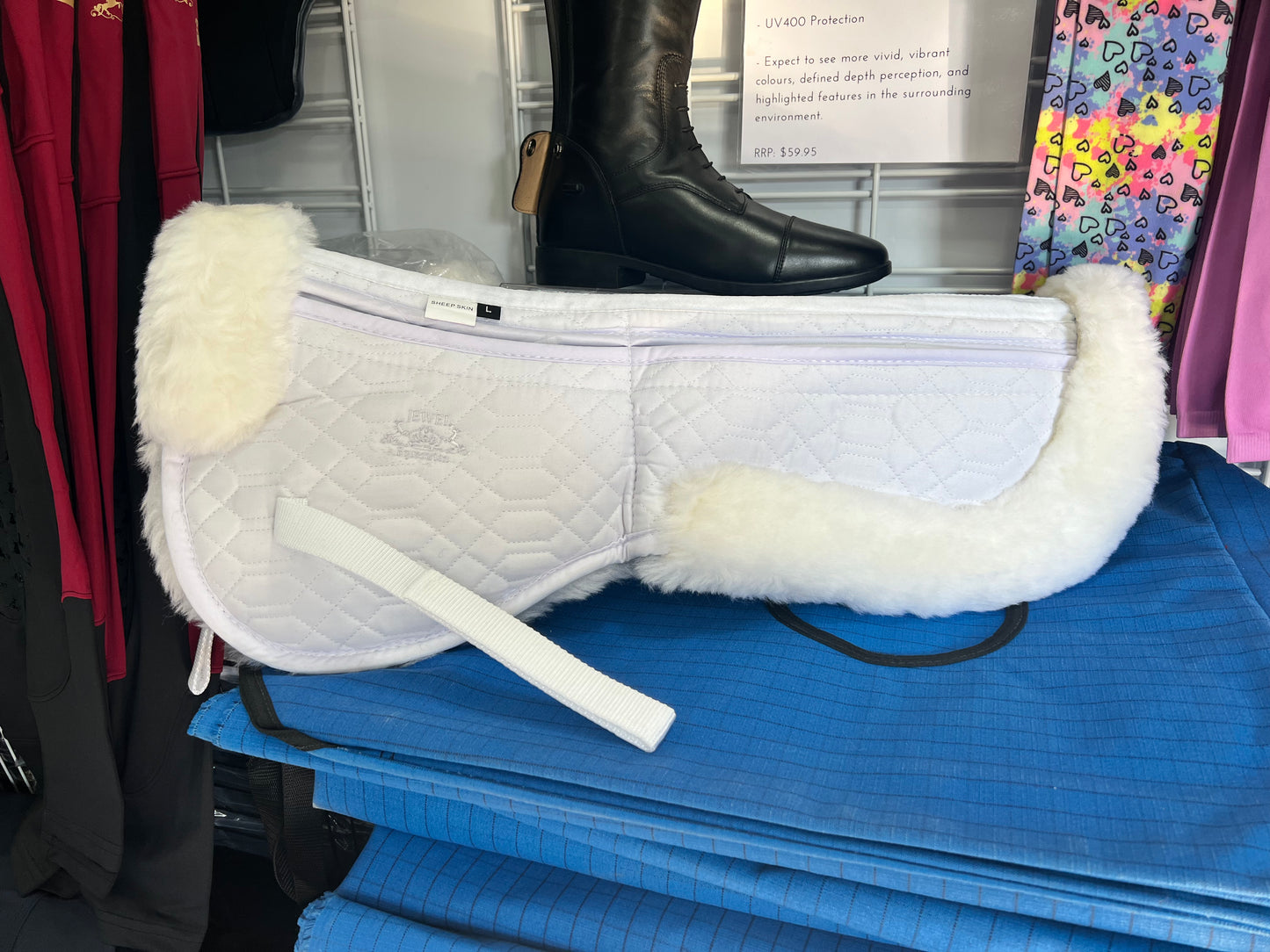White Half Pad Shimable 