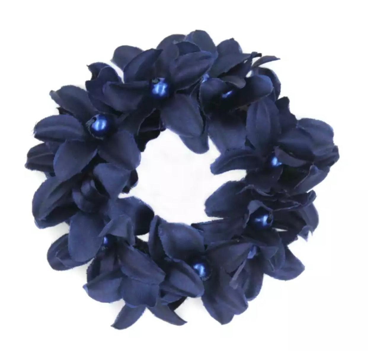 Petal Hair Scrunchie with Pearl