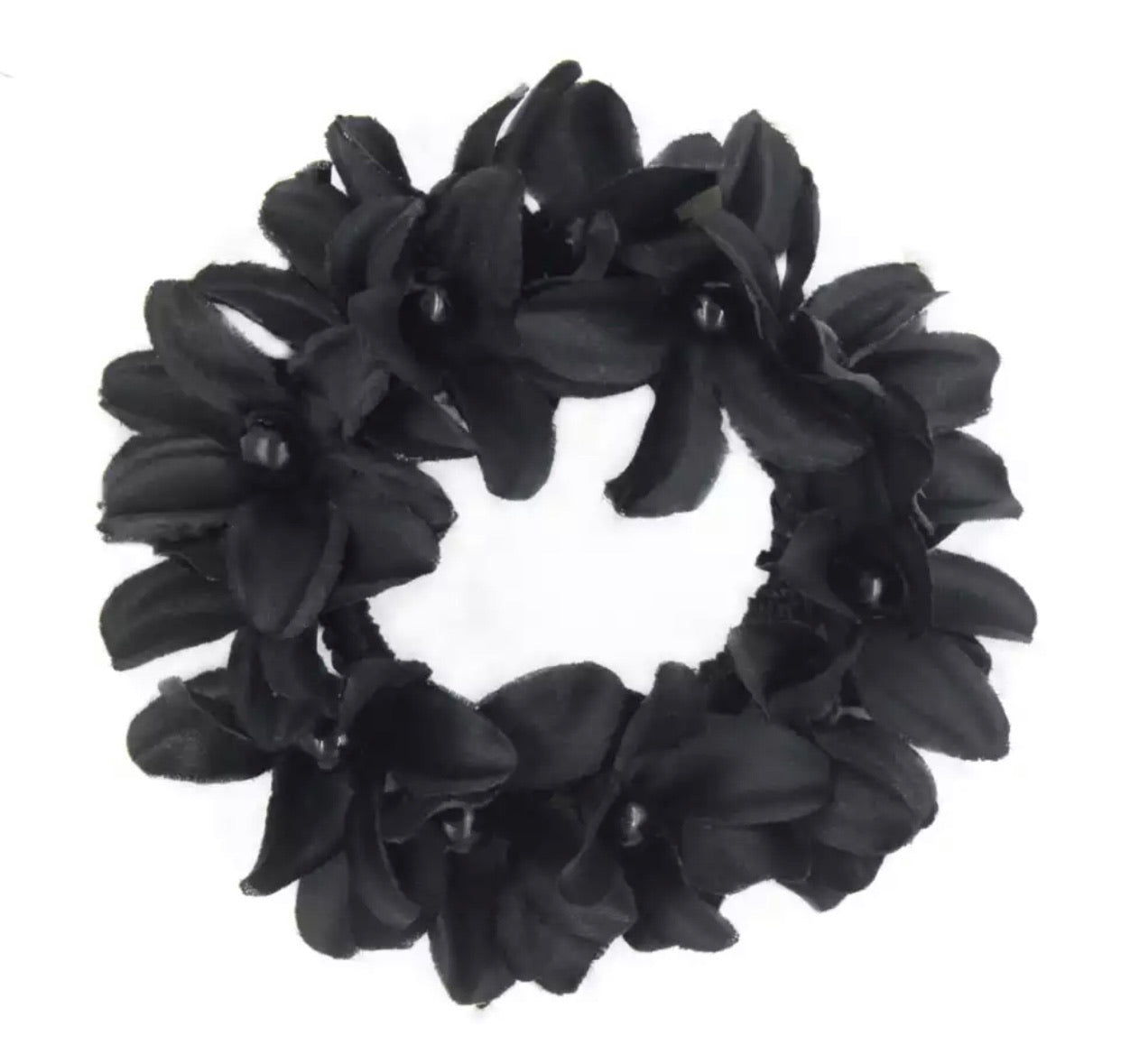 Petal Hair Scrunchie with Pearl
