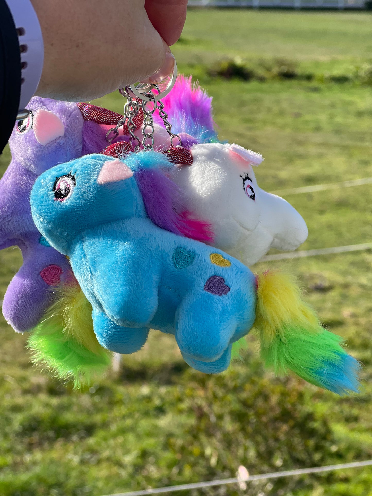 Unicorn Mascot Keyring