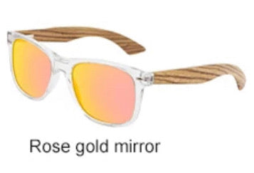 Polarised Sunglasses- UV400 Rose Gold Mirror