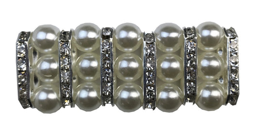 Pearl & Diamante Pony Tail Holder/Scrunchie