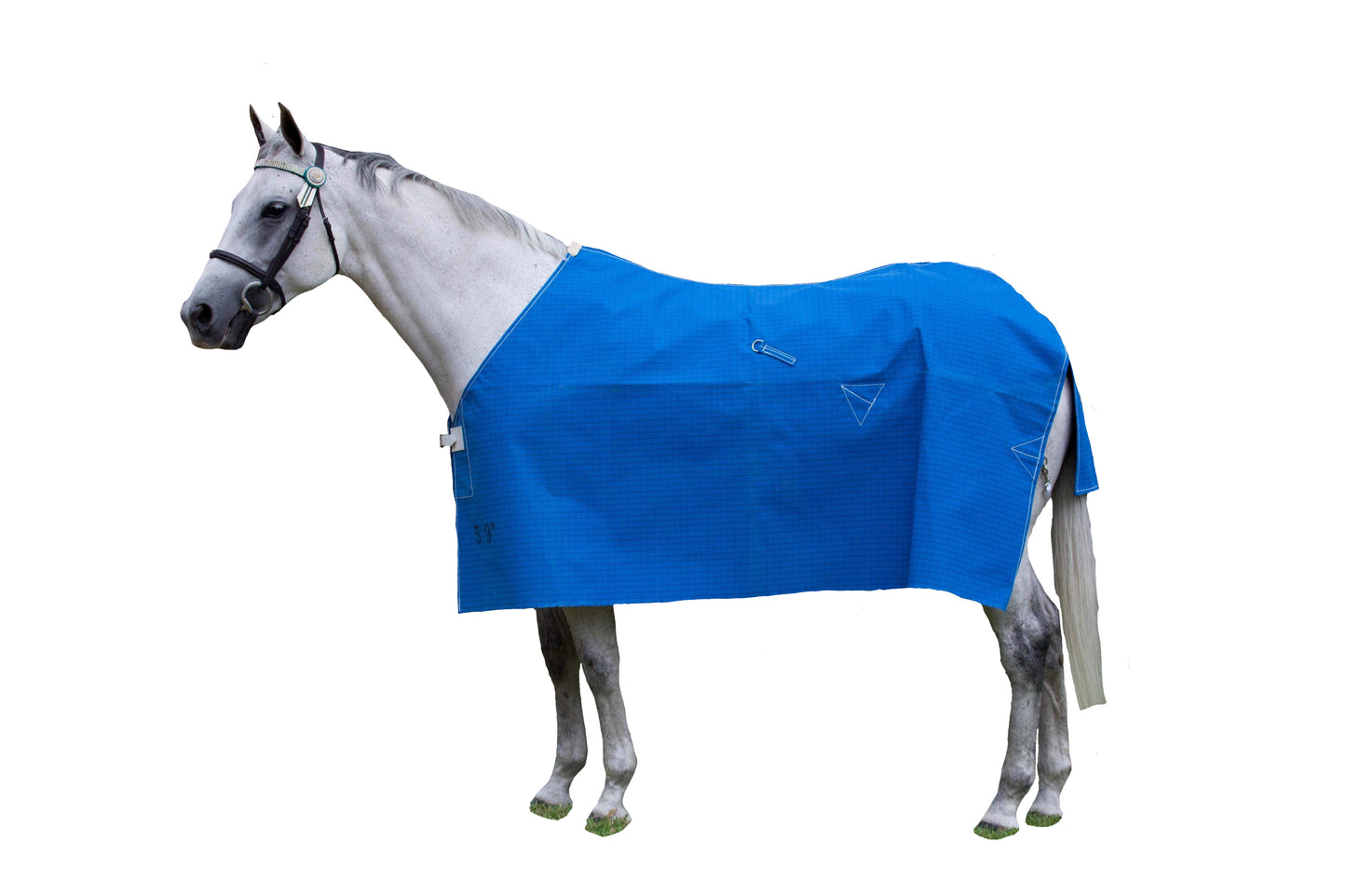 High Plains - Unlined Light Blue Tearstop Rug